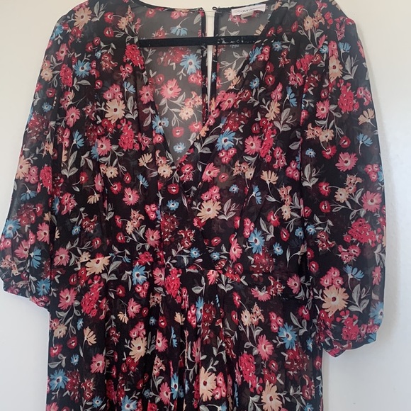 Calvin Klein midi wrap dress size 14 - Picture 14 of 15